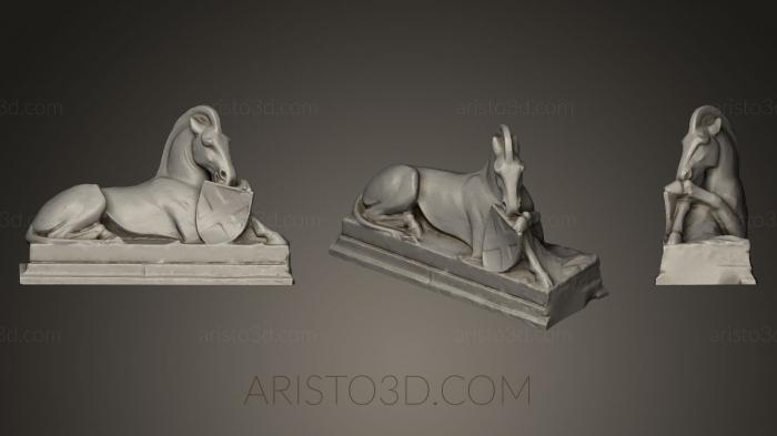 Animal figurines (STKJ_0321) 3D model for CNC machine
